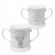 Personalised Tiny Tatty Teddy Loving Double Handled Mug